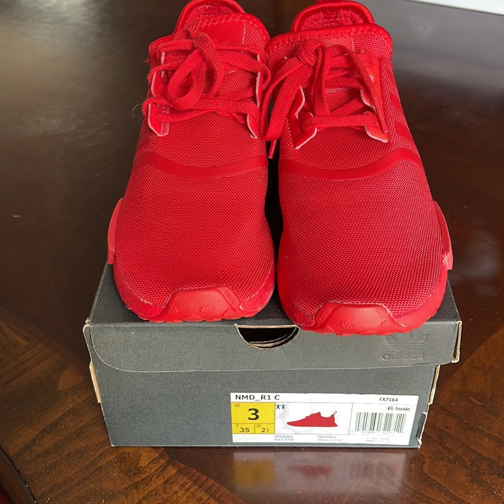 ADIDAS NMD_R1 C RUNNING SHOESE SIZE 3 PREOWNED GREAT CONDITION - Picture 10 of 10